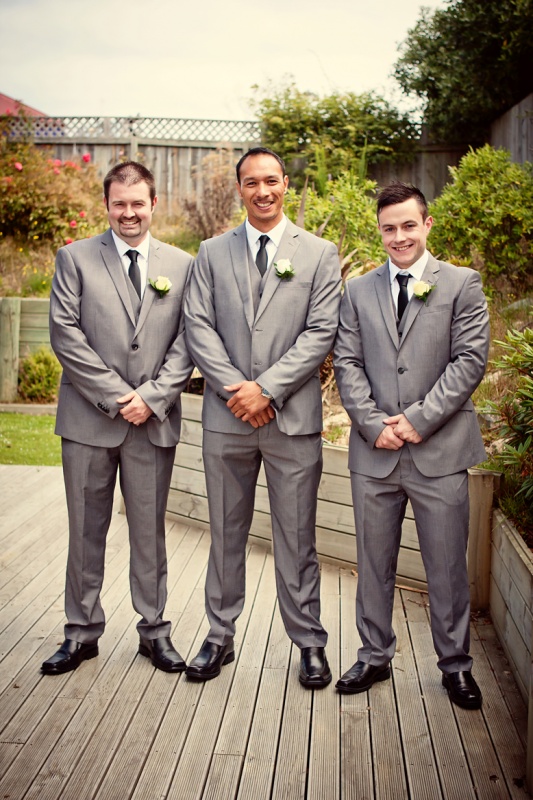 Nicole & Justin's Wedding Day. The guys getting ready