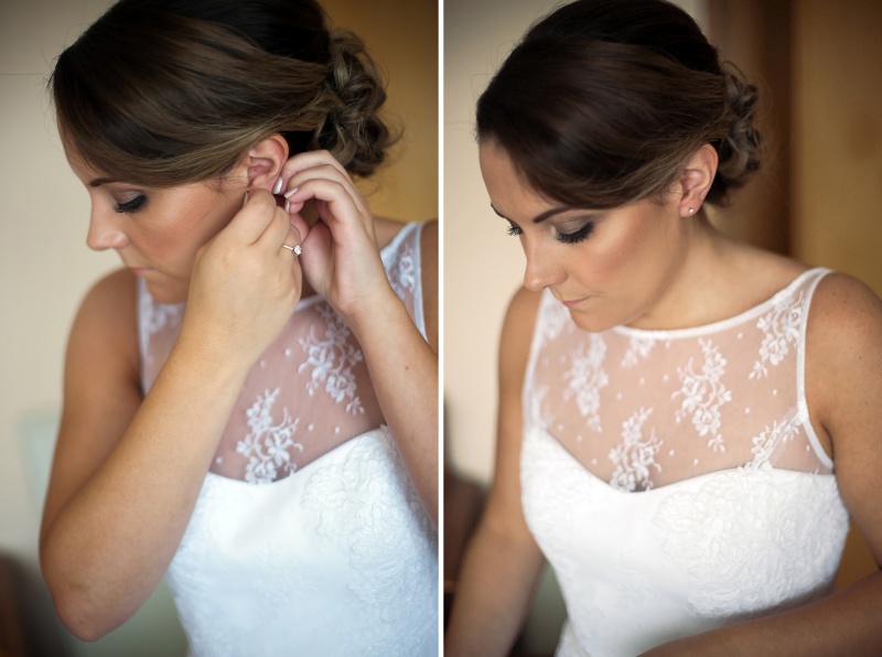 Nicole & Justin's Wedding Day. Girls getting ready