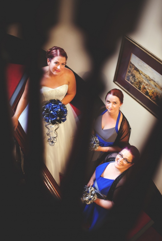 Nicola & Richards Wedding day at The Dunedin Club, Dunedin, NZ. The girls are ready.