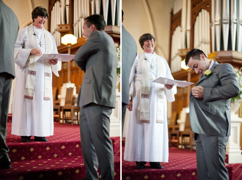 Nicole & Justin's Wedding Day. At the Church