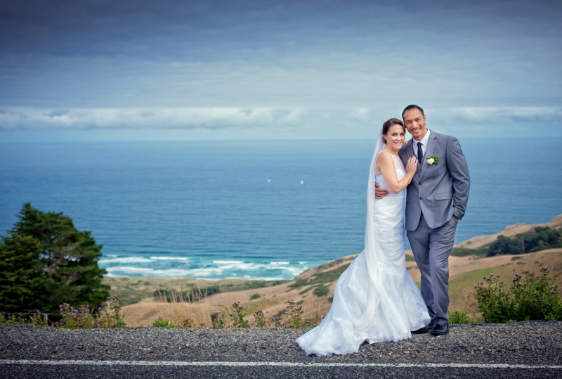 Nicole & Justin's Wedding Day. Stunning foreground & backdrop!