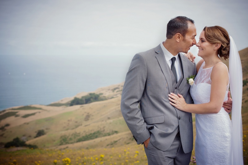 Nicole & Justin's Wedding Day. Stunning foreground & backdrop!