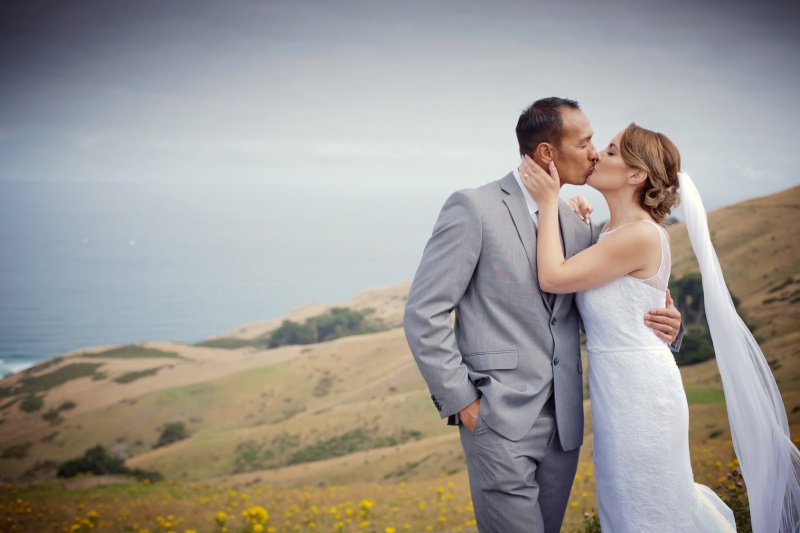 Nicole & Justin's Wedding Day. Stunning foreground & backdrop!