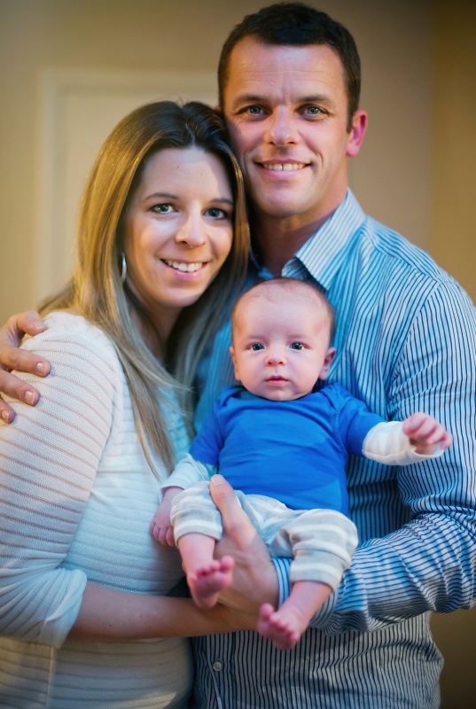 Kristen & Daniel, with baby Liam