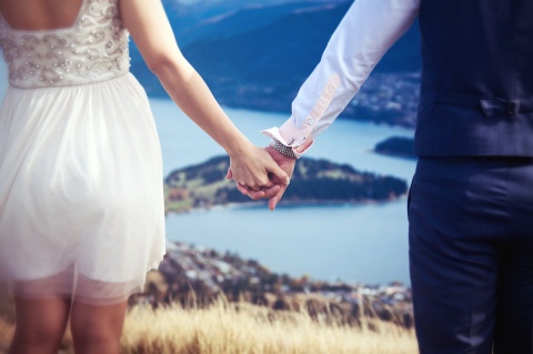 Shirleen & Hedi's engagement shoot, DeerPark Heights, Queenstown, NZ.