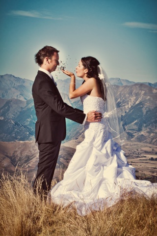Stacey & Jeff at The Cardrona Hotel, Wanaka, Central Otago