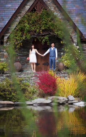 Shirleen & Hedi's engagement shoot, Stoneridge Estate, Lake Hayes, NZ